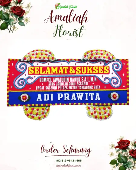 Papan Bunga Ucapan Selamat Rubaru
